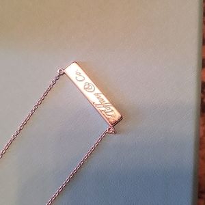 Rare and Retired Tiffany bar necklace